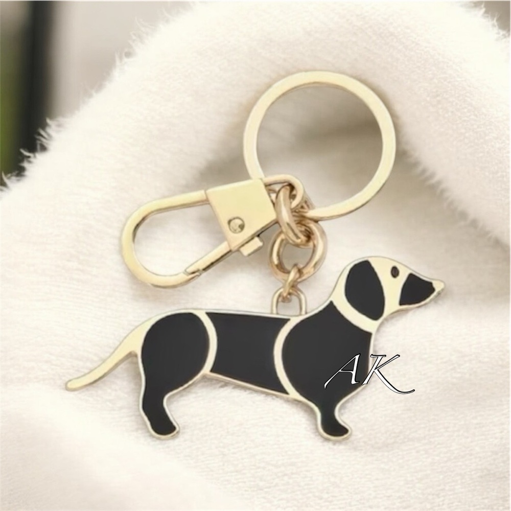 Dachshund Bag Charm Keychain 🐾 Doxie Wiener